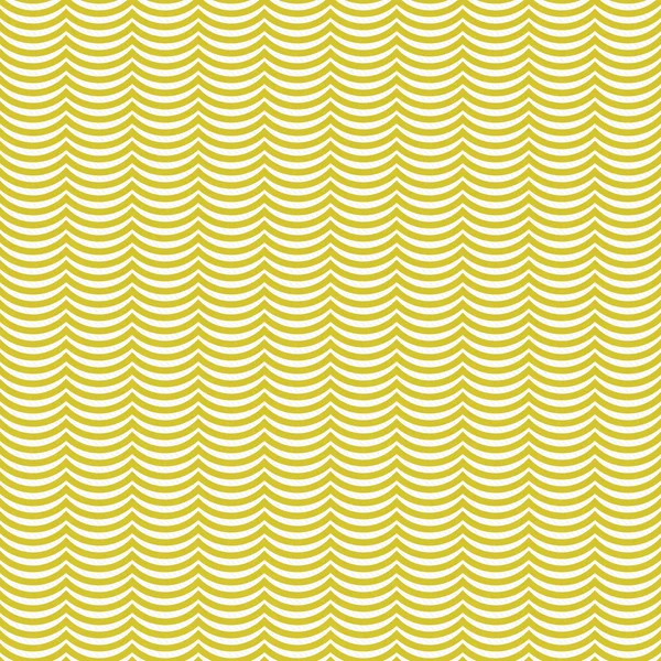 Giallo ondulato strisce Tile Pattern Ripetere lo sfondo — Foto Stock