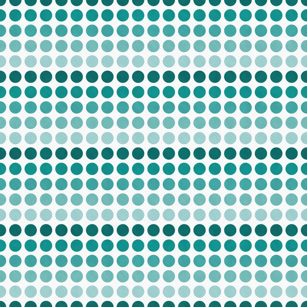 Teal e bianco Polka Dot astratto Design Tile Pattern Ripetere Ba — Foto Stock