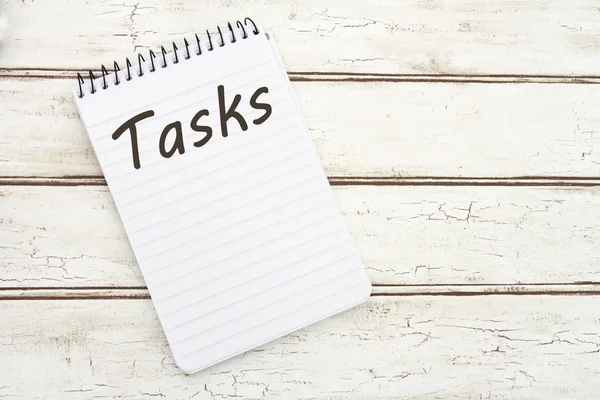 Listing Your Tasks — Stock Photo, Image