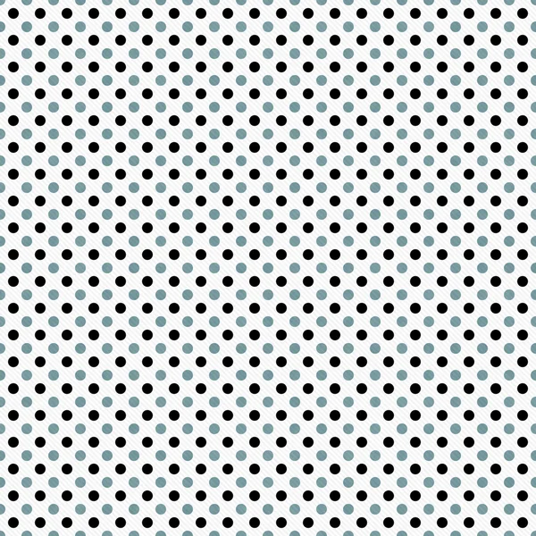 Blu, bianco e nero Polka Dot astratto Design Tile Pattern Re — Foto Stock