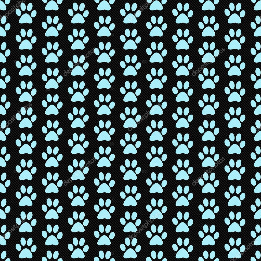 blue dog paw print clip art