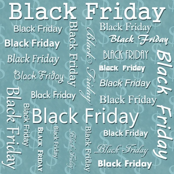 Black Friday Design with Teal Dollar Sign Tile Pattern Repeat Ba — 스톡 사진