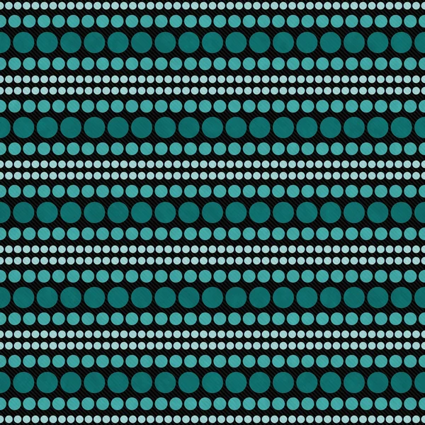 Teal and Black Polka Dot  Abstract Design Tile Pattern Repeat Ba — 图库照片