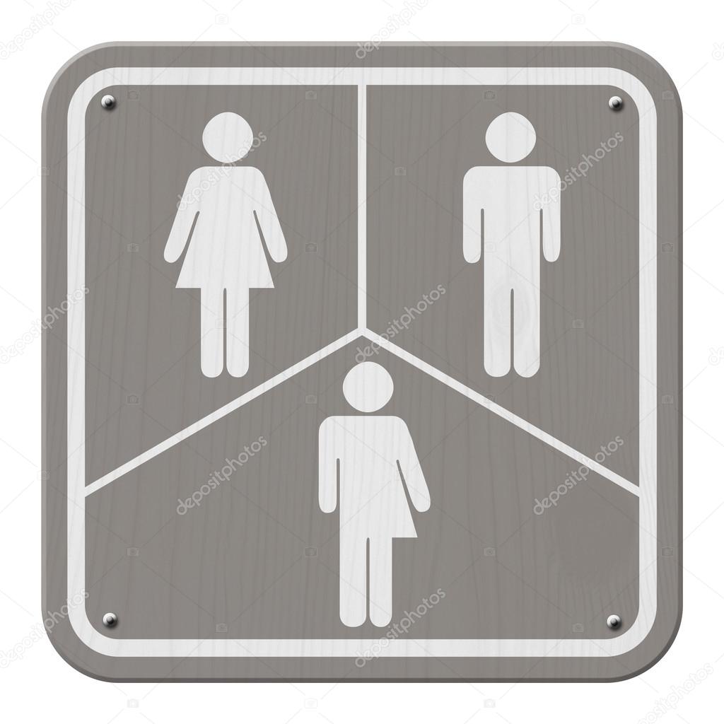 Transgender Sign with symbols