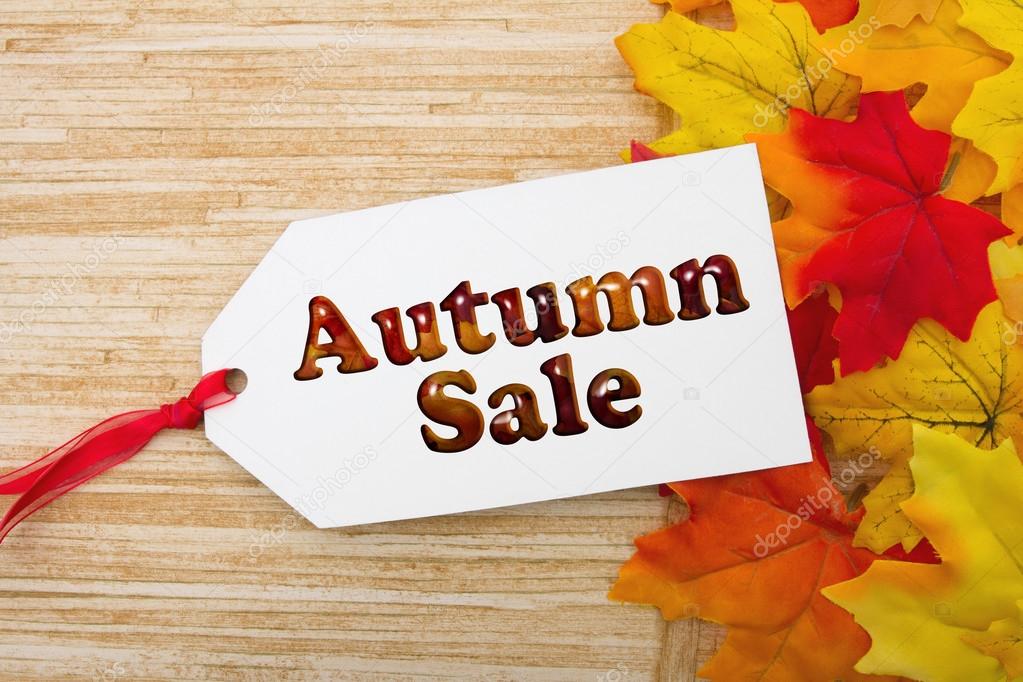 Autumn Sale Gift Tag