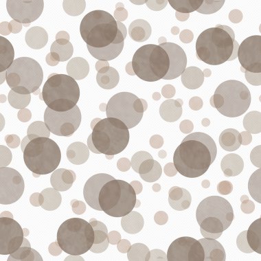 Kahverengi ve beyaz şeffaf Polka Dot çini deseni tekrar Backgr