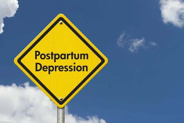 Postpartum Depression Warning Sign — Stock Photo, Image