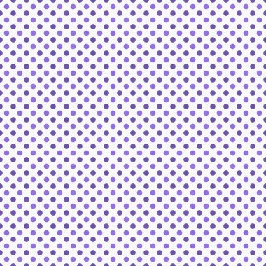 Mor ve beyaz puantiyeli soyut tasarım döşeme deseni Yinele