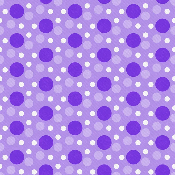 Roxo e branco Polka Dot Tile Padrão Repetir fundo — Fotografia de Stock