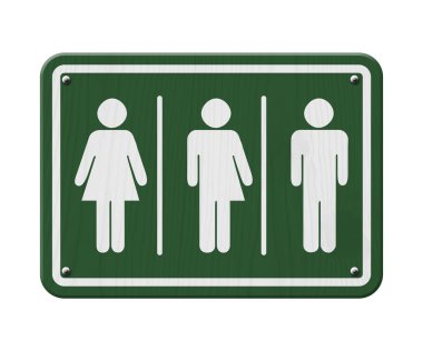 Green Transgender Sign clipart