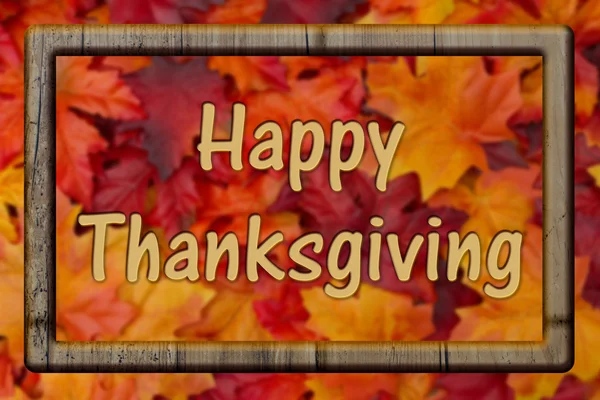 Happy Thanksgiving Greeting — Stock Photo, Image