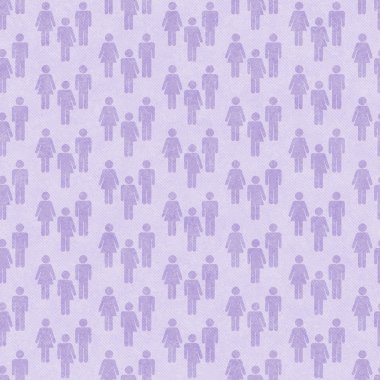 Purple Transgender, Man and Woman Symbol Tile Pattern Repeat Bac clipart