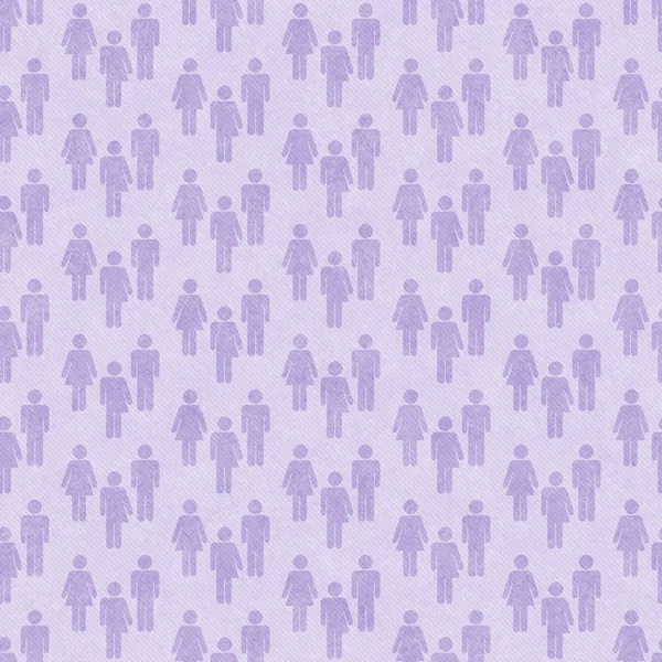 Purple Transgender, Man and Woman Symbol Tile Pattern Repeat Bac — Stock Photo, Image