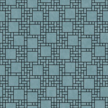 Black and Green Square Abstract Geometric Design Tile Pattern Re