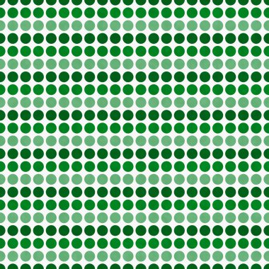 Polka Dot yeşil ve beyaz soyut tasarım çini desen tekrar B