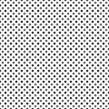 Polka Dot gri ve beyaz soyut tasarım döşeme deseni tekrar Ba