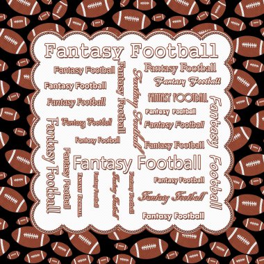 Kahverengi ve siyah fantezi futbol