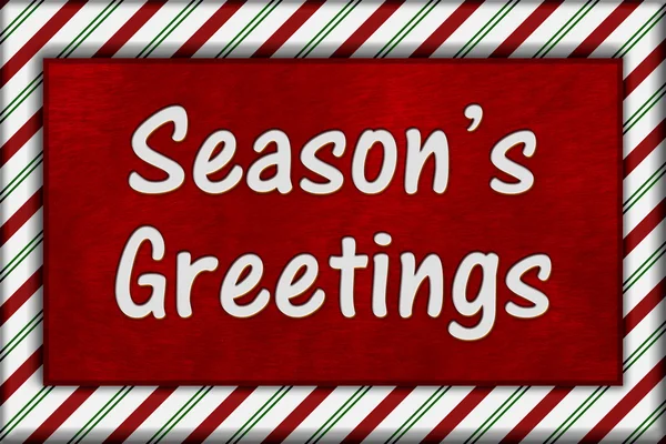 Season's Greetings Message — Stock Photo, Image