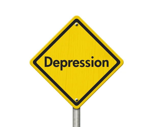 Depression Warning Sign — Stock Photo, Image