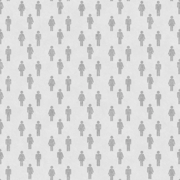 Gray Transgender, Man and Woman Symbol Tile Pattern Repeat Backg — Stock Photo, Image