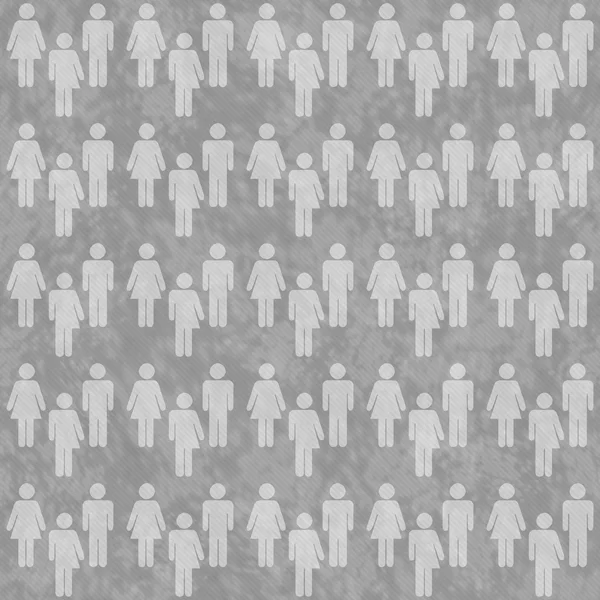 Gray Transgender, Man and Woman Symbol Tile Pattern Repeat Backg — Stock Photo, Image