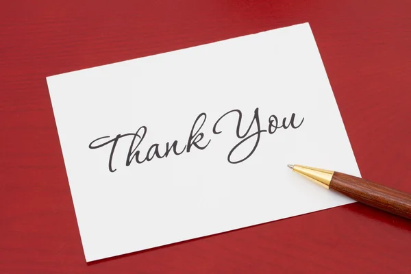 Thank You Card Stock Image