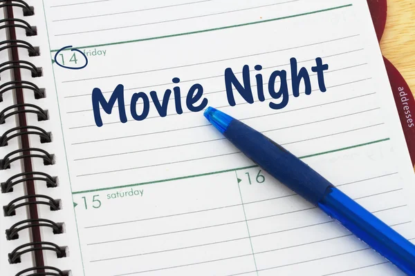 A Date for Movie Night — Stock Photo, Image