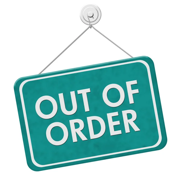 Out of Order Sign — Stock Photo, Image