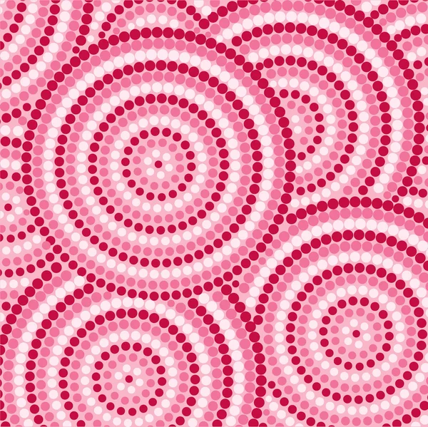 Abstracto pintura de puntos aborigen en formato vectorial . — Vector de stock