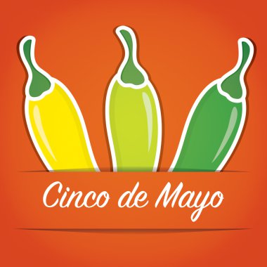 Vektör formatında kartı Meksika kağıt kesip.