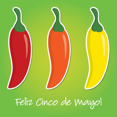 Cinco de Mayo kağıt Vektör formatında kartı kesmek.