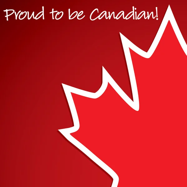 Tarjeta Canada Day en formato vectorial . — Vector de stock