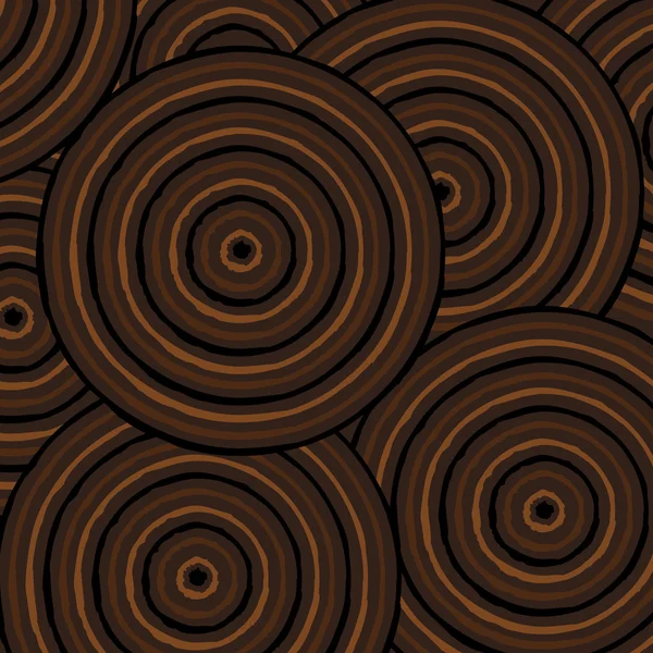 Abstracto pintura de línea aborigen en formato vectorial . — Vector de stock