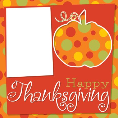 Şükran günü kartı kesmek