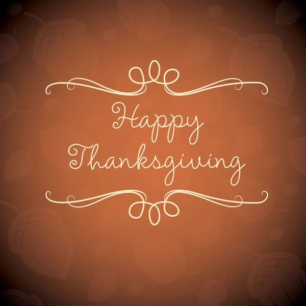 Happy Thanksgiving card — Stock Vector