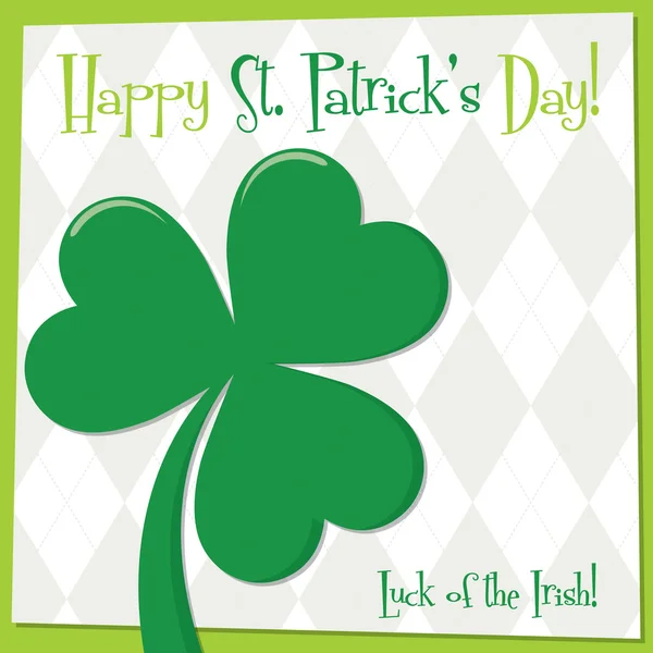 Funky bright St. Patrick's Day card in vector format. — Stock Vector