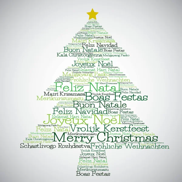 christmas tree made from merry christmas in different language stock vector - Merry Christmas Tagalog christmas tree made from merry christmas in different language stock vector - Merry Christmas Tagalog