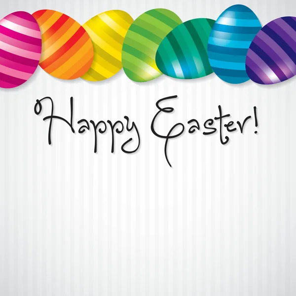 Heldere ei Happy Easter card in vector-formaat. — Stockvector