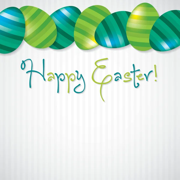 Luminoso Egg Happy Easter card in formato vettoriale . — Vettoriale Stock