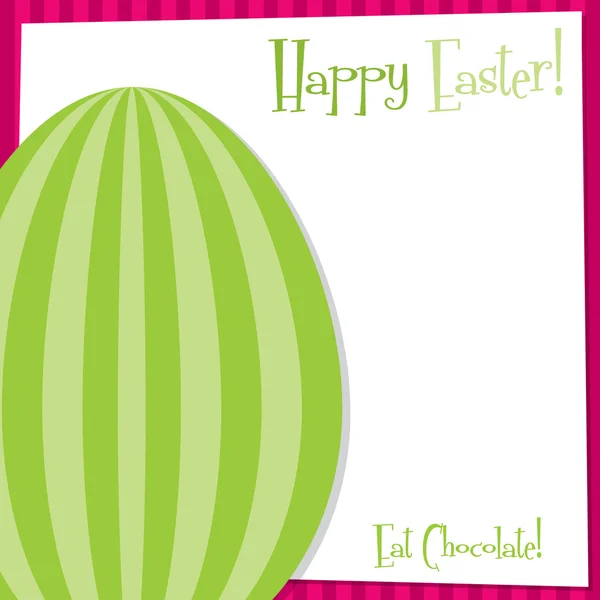 Funky Easter Egg card in vector format. — Stock Vector