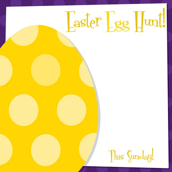 Funky Easter Egg card in formato vettoriale . — Vettoriale Stock