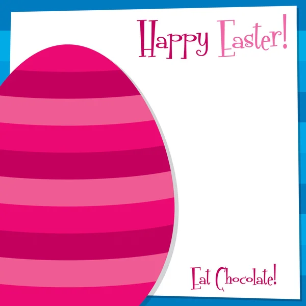 Funky Easter Egg card in formato vettoriale . — Vettoriale Stock