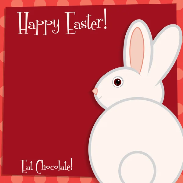 Funky Easter Bunny card in formato vettoriale . — Vettoriale Stock