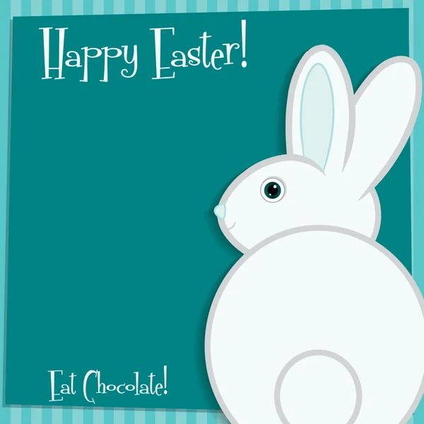 Funky Easter Bunny card in formato vettoriale . — Vettoriale Stock