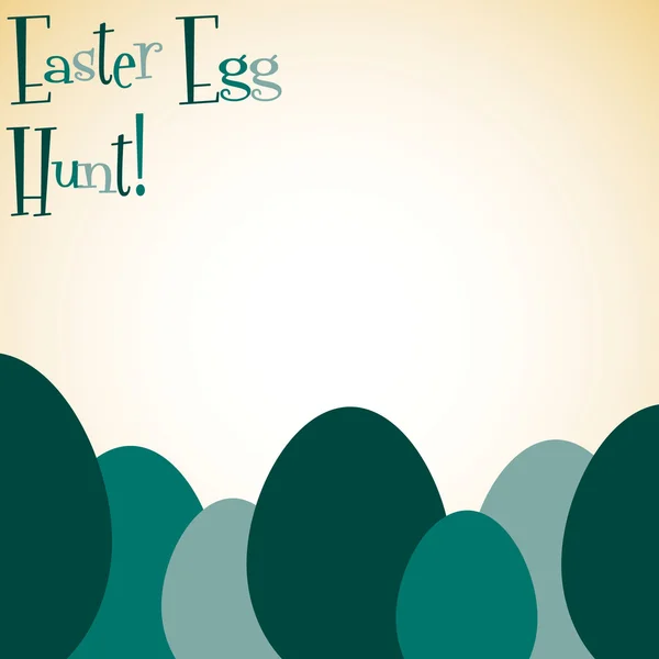 Sovrapporre carta uova di Pasqua — Vettoriale Stock