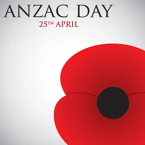 ANZAC (Austrália Exército da Nova Zelândia) Dia — Vetor de Stock