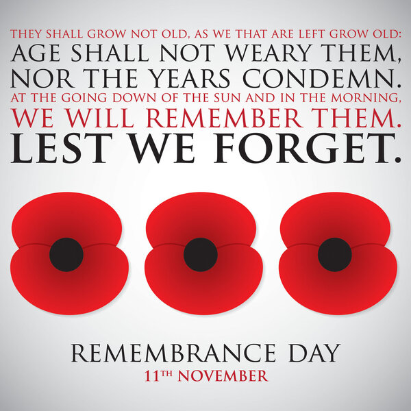 Remembrance Day card