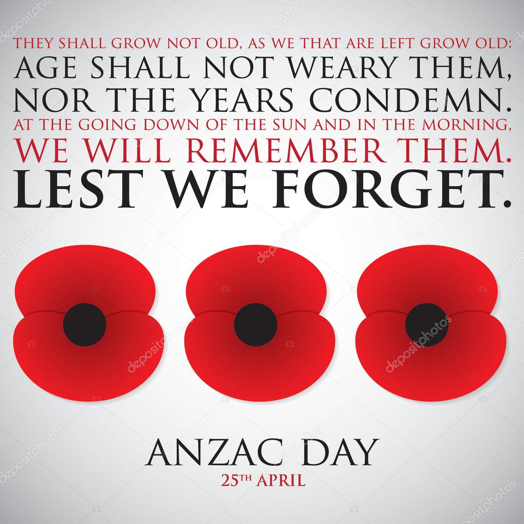 ANZAC (Australia New Zealand Army Corps) Day