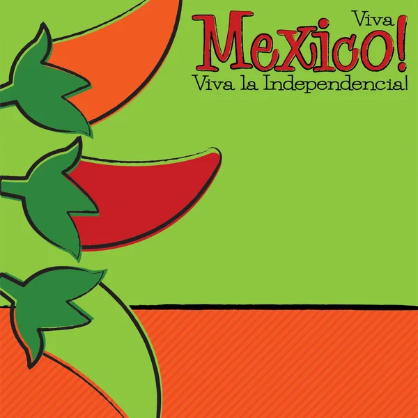 Hand getrokken Cinco de Mayo chilipeper in vector-formaat. — Stockvector