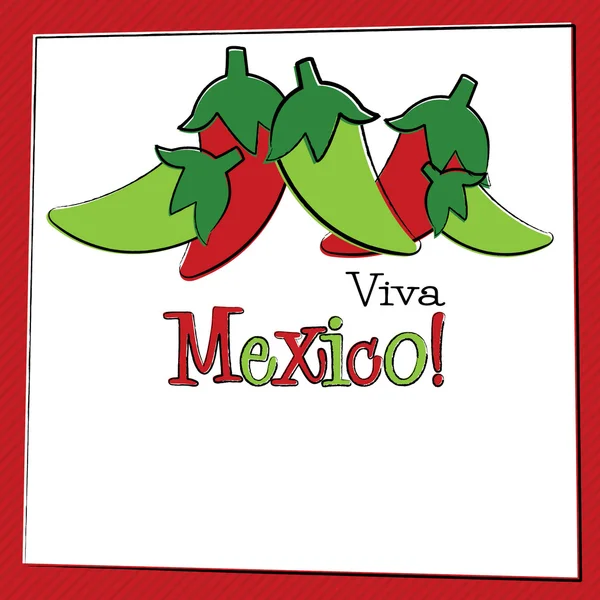 Hand getrokken Cinco de Mayo chilipeper in vector-formaat. — Stockvector